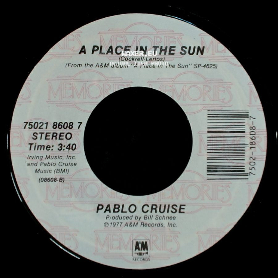 Pablo Cruise - Whatcha Gonna Do? / A Place In The Sun side B
