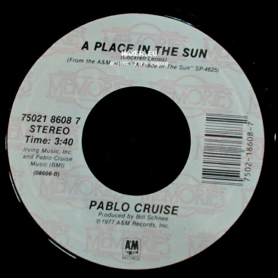 Pablo Cruise - Whatcha Gonna Do? / A Place In The Sun side B