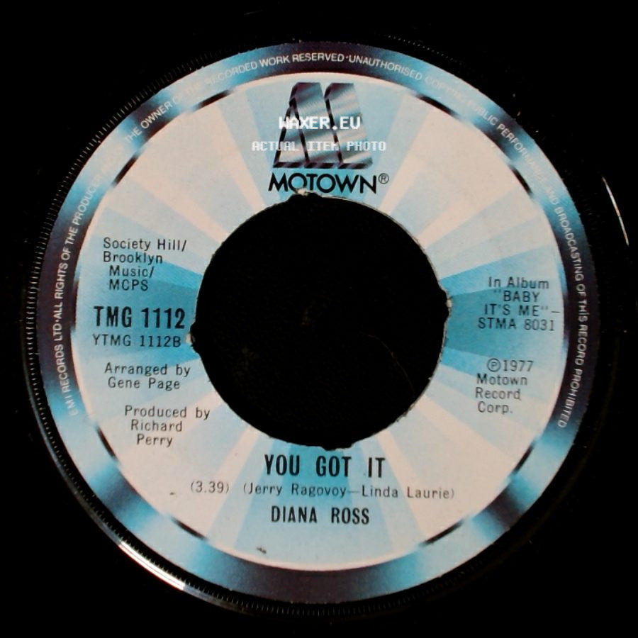 Diana Ross - You Got It / Lovin', Livin' And Givin' side A