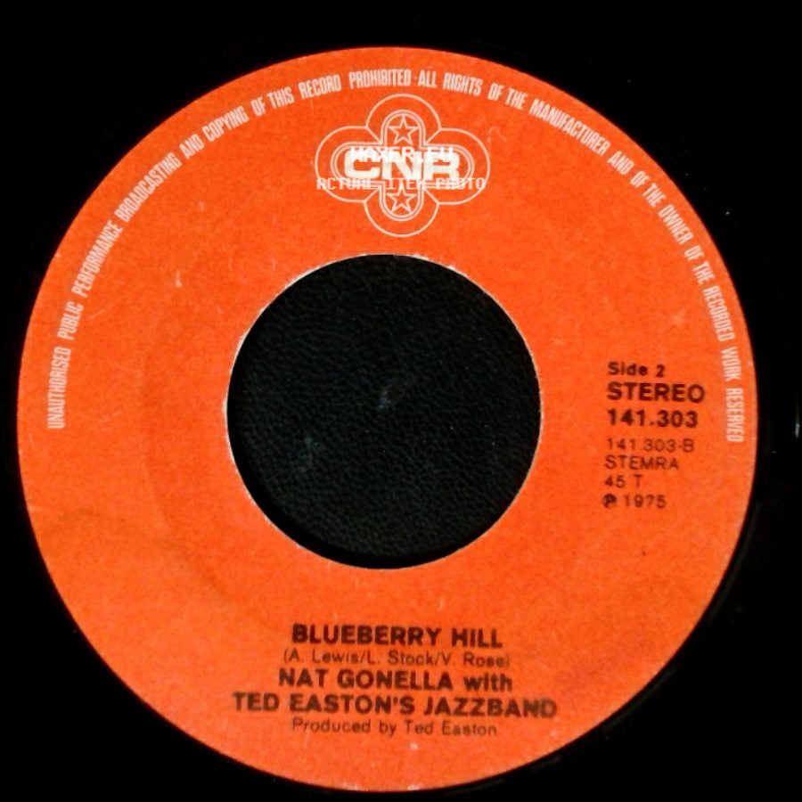 Nat Gonella With Ted Easton's Jazzband - 'round And 'round / Blueberry Hill side B