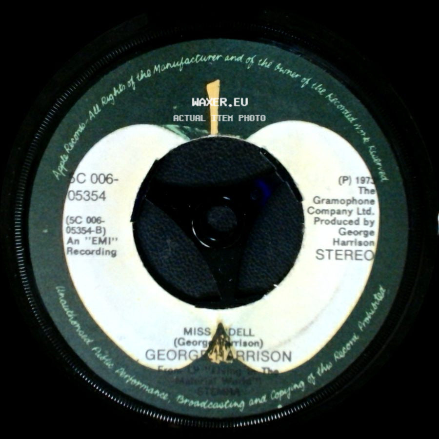 George Harrison - Miss O'dell / Give Me Love (Give Me Peace On Earth) side A