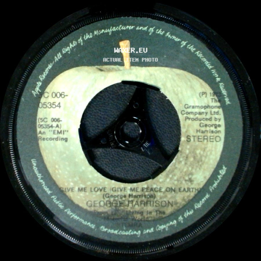George Harrison - Miss O'dell / Give Me Love (Give Me Peace On Earth) side B