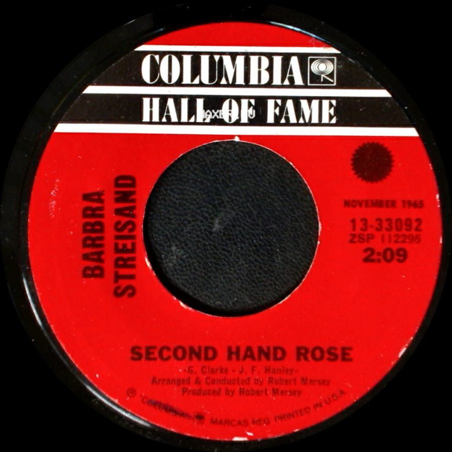 Barbra Streisand - Second Hand Rose / Second Hand Rose side A