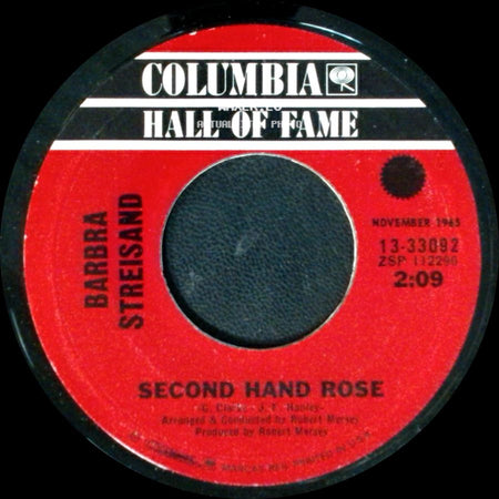Barbra Streisand - Second Hand Rose / Second Hand Rose side B