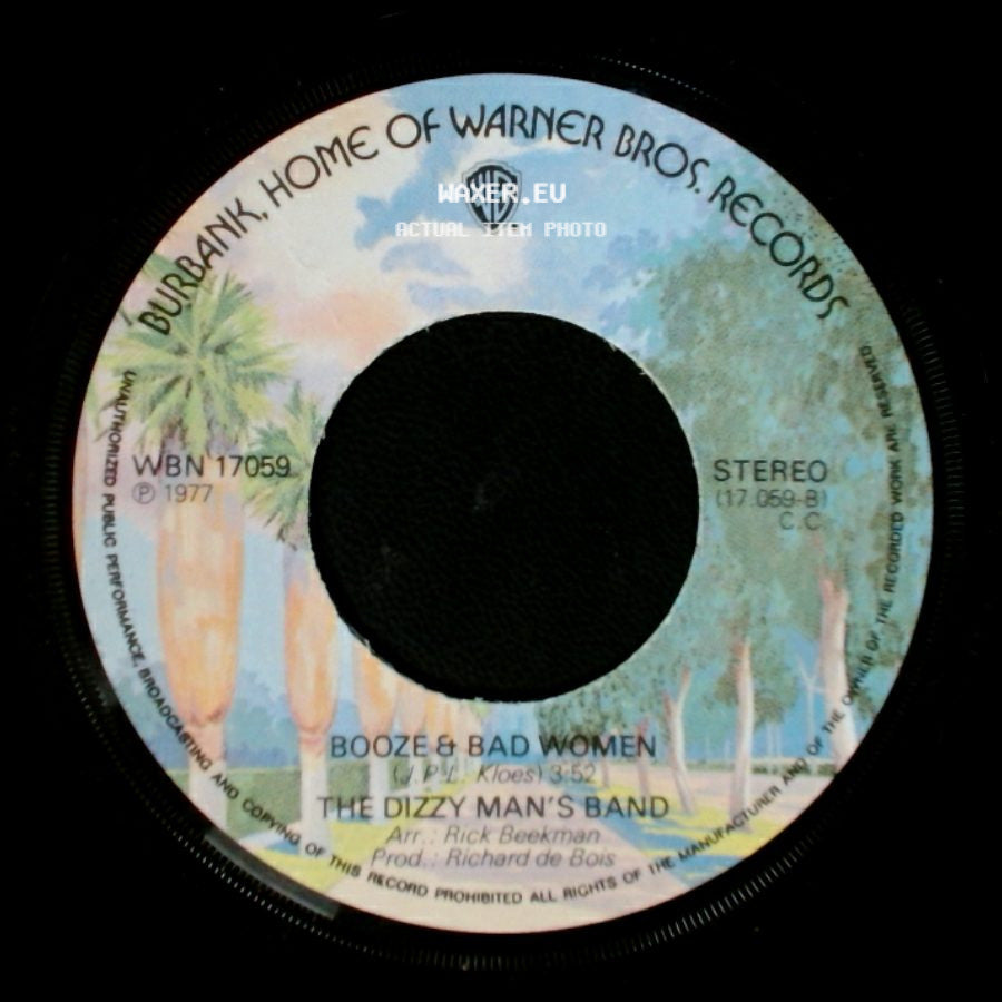 The Dizzy Man's Band - Rio (Eu Te Quero Mais) / Booze & Bad Women side B