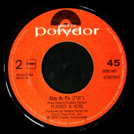 Peaches & Herb - Easy As Pie / Reunited side A