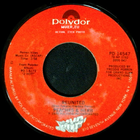 Peaches & Herb - Reunited / Easy As Pie side A