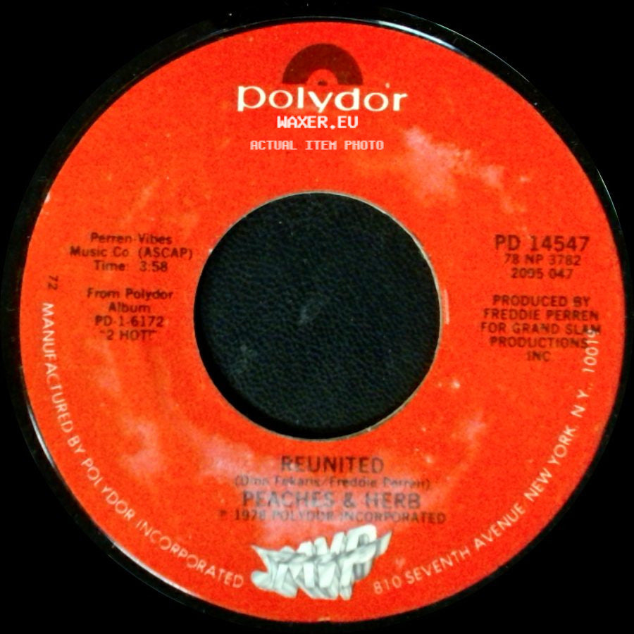Peaches & Herb - Reunited / Easy As Pie side A