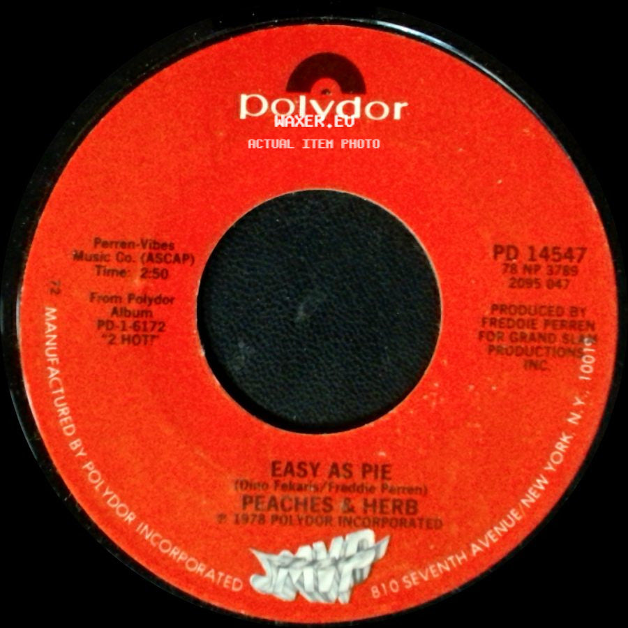 Peaches & Herb - Reunited / Easy As Pie side B