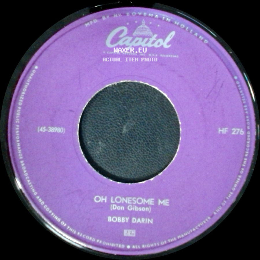 Bobby Darin - Here I Am / Oh Lonesome Me side B