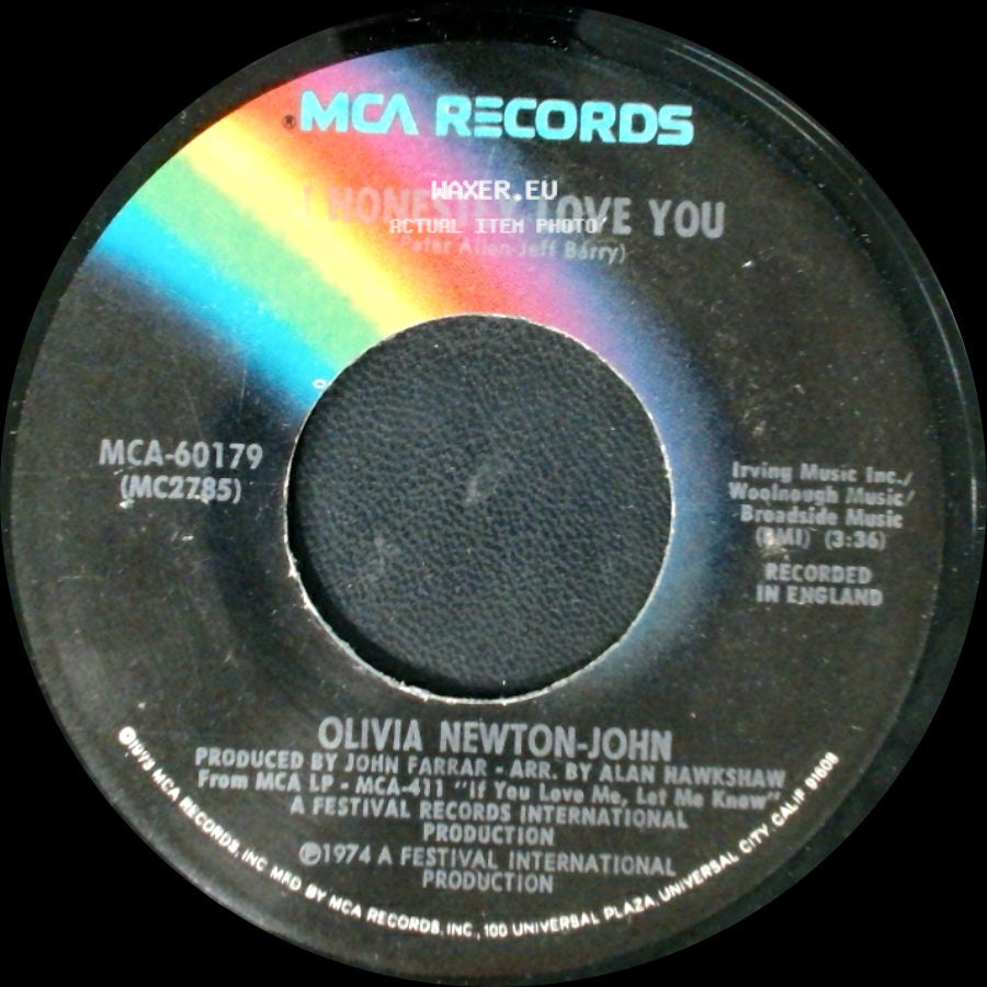 Olivia Newton-John - I Honestly Love You / Let Me Be There side A