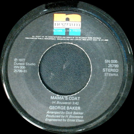 George Baker - Rosita / Mama's Coat side B