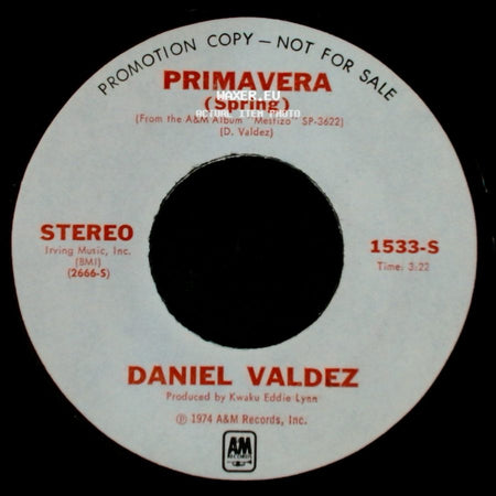 Daniel Valdez - Primavera (Spring) / Primavera (Spring) side A