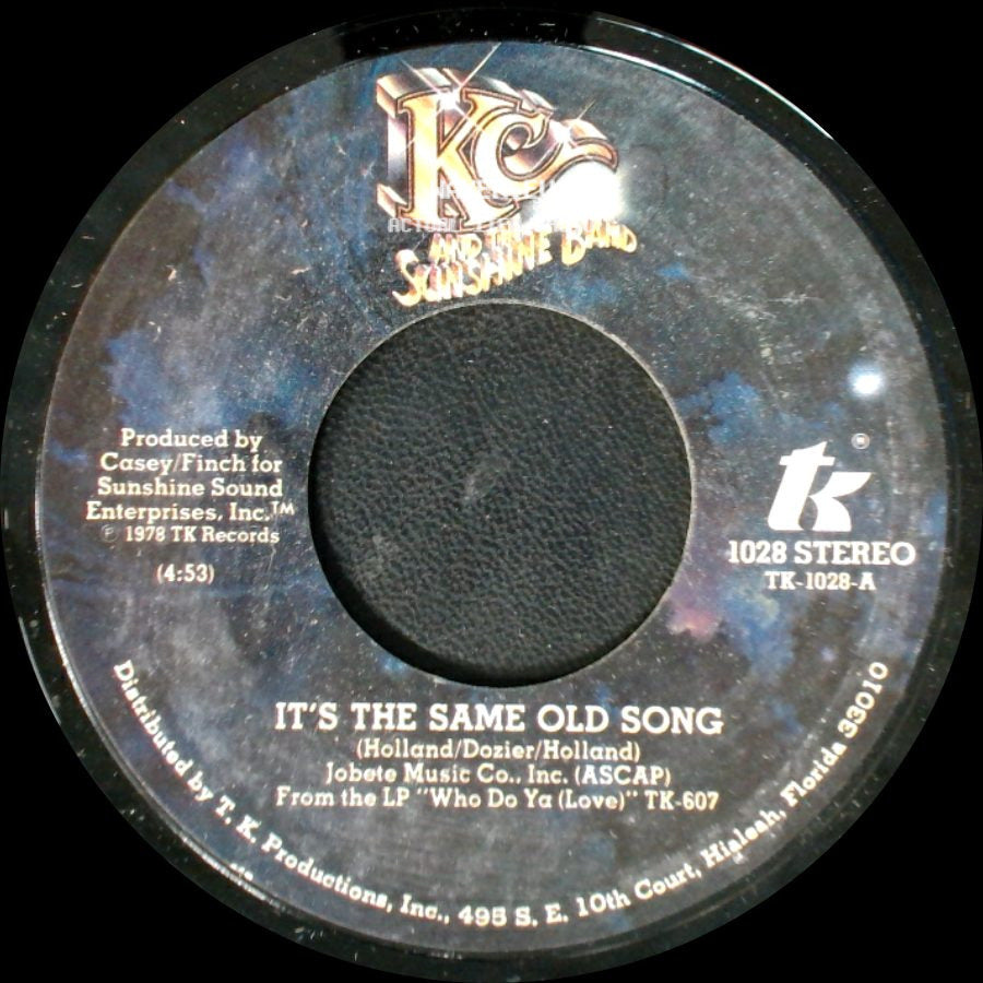 Kc And The Sunshine Band - It's The Same Old Song / Let's Go Party side A