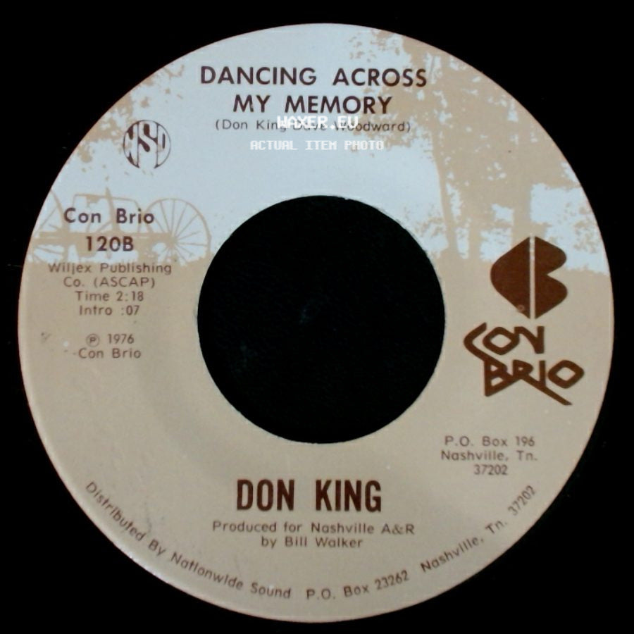 Don King - Dancing Across My Memory / She's The Girl Of My Dreams side A