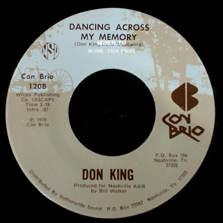 Don King - She's The Girl Of My Dreams / Dancing Across My Memory side B