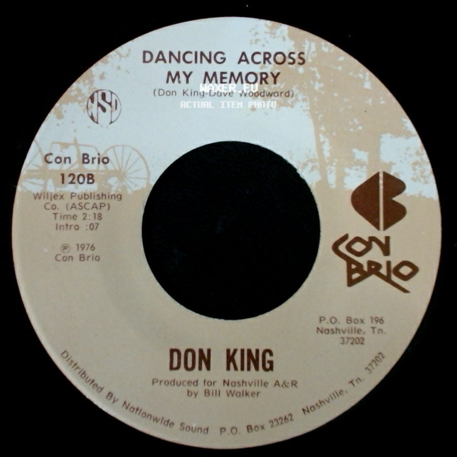 Don King - Dancing Across My Memory / She's The Girl Of My Dreams side A