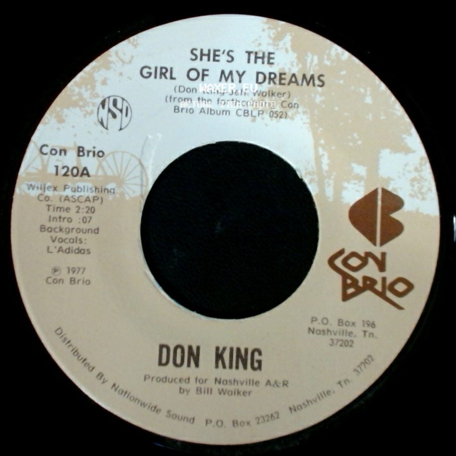 Don King - She's The Girl Of My Dreams / Dancing Across My Memory side A