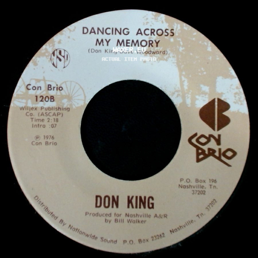 Don King - Dancing Across My Memory / She's The Girl Of My Dreams side A