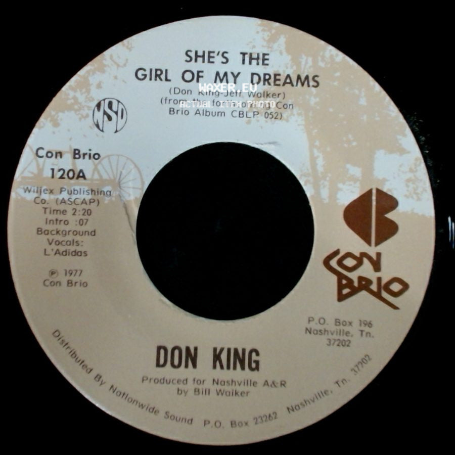 Don King - She's The Girl Of My Dreams / Dancing Across My Memory side A