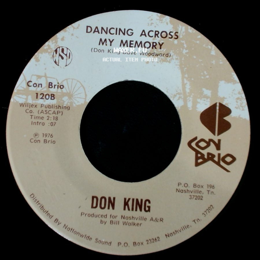 Don King - She's The Girl Of My Dreams / Dancing Across My Memory side B