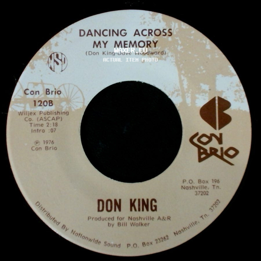 Don King - Dancing Across My Memory / She's The Girl Of My Dreams side A