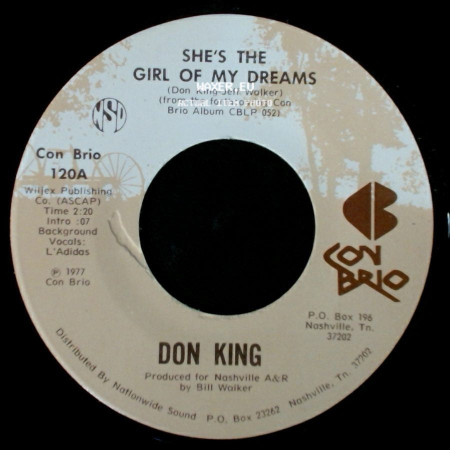 Don King - She's The Girl Of My Dreams / Dancing Across My Memory side A