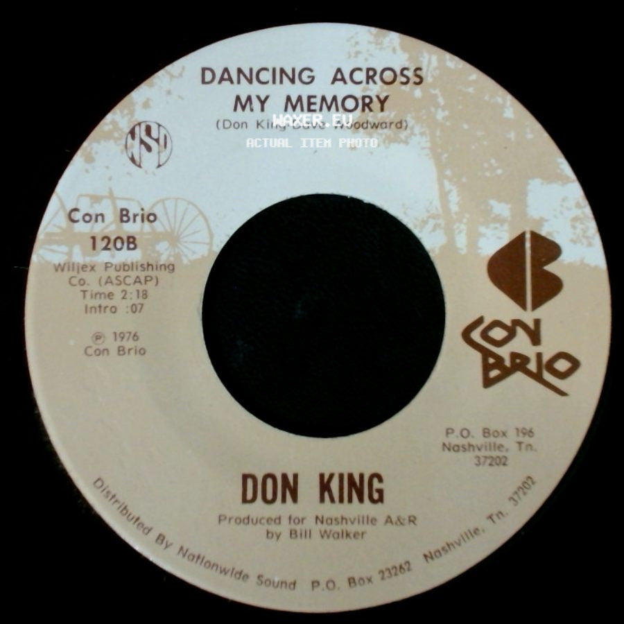 Don King - Dancing Across My Memory / She's The Girl Of My Dreams side A