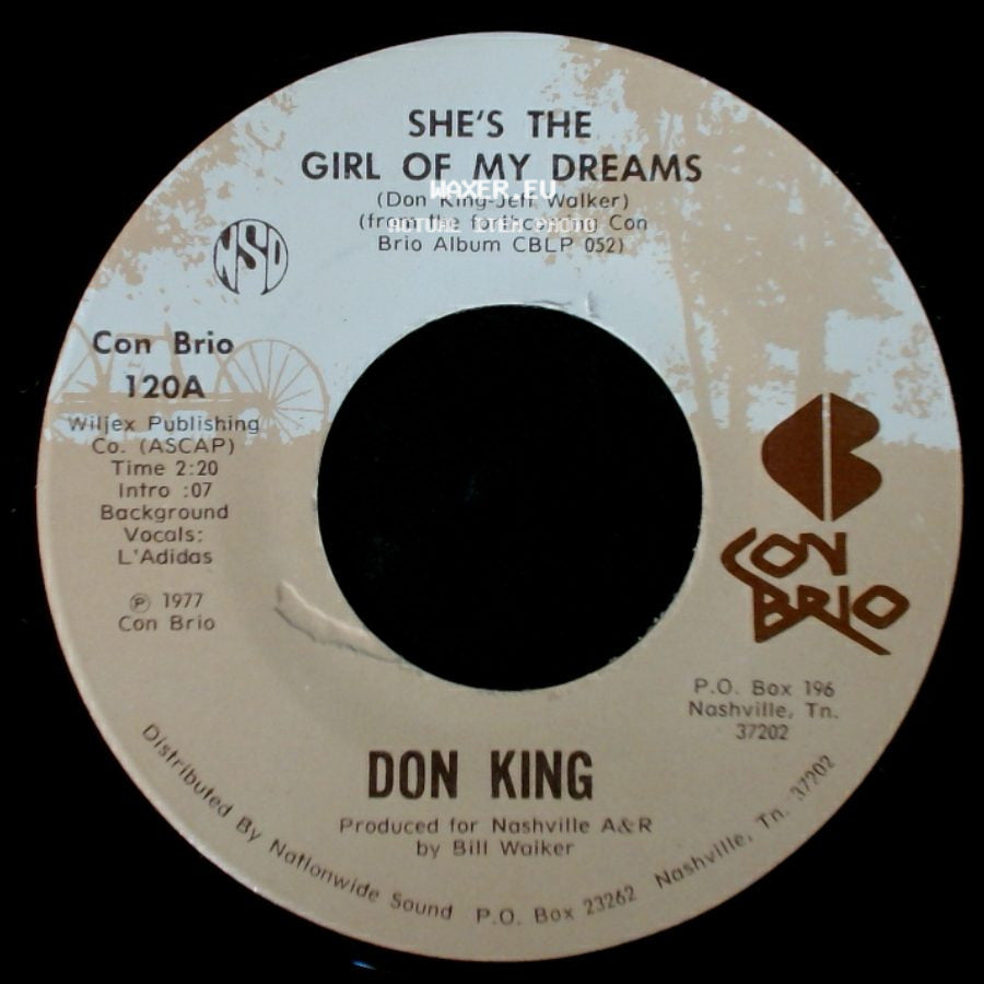 Don King - She's The Girl Of My Dreams / Dancing Across My Memory side A