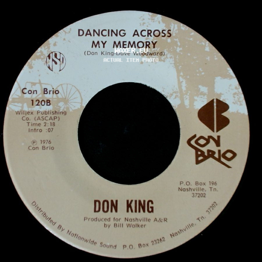 Don King - She's The Girl Of My Dreams / Dancing Across My Memory side B