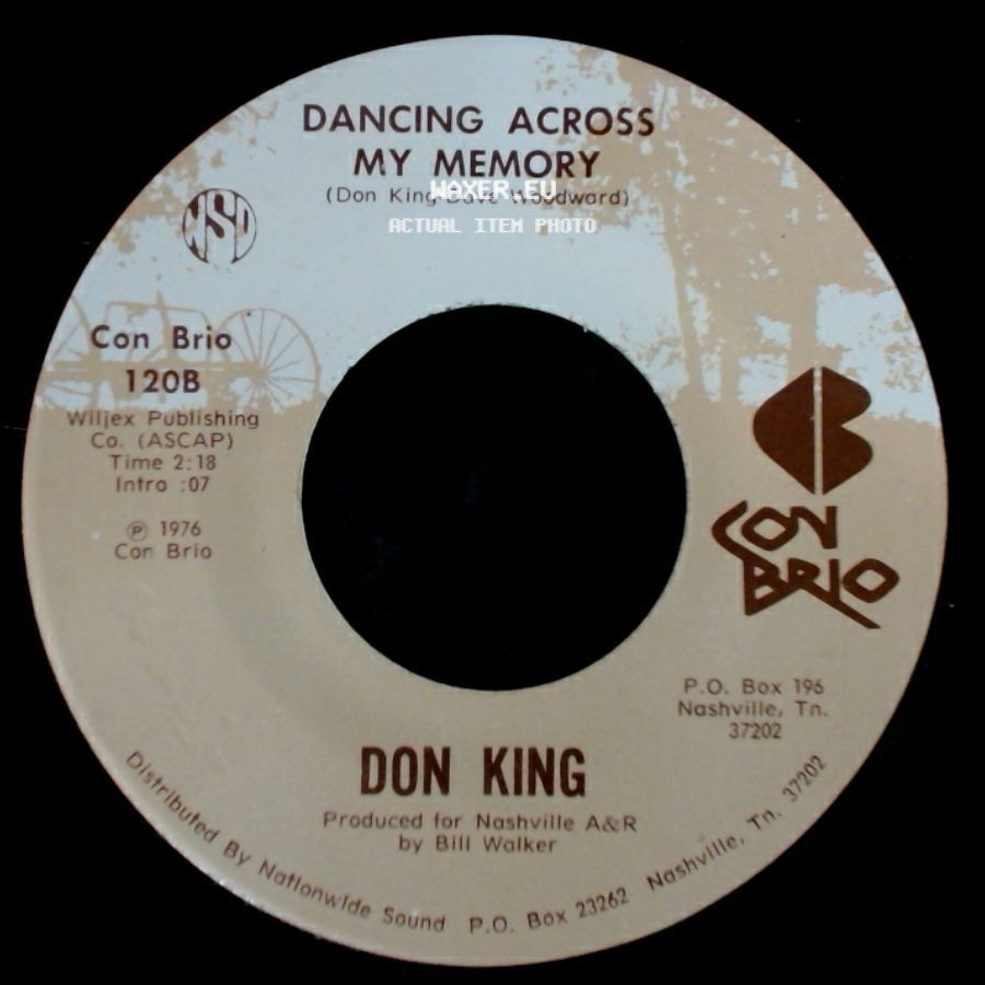 Don King - Dancing Across My Memory / She's The Girl Of My Dreams side A