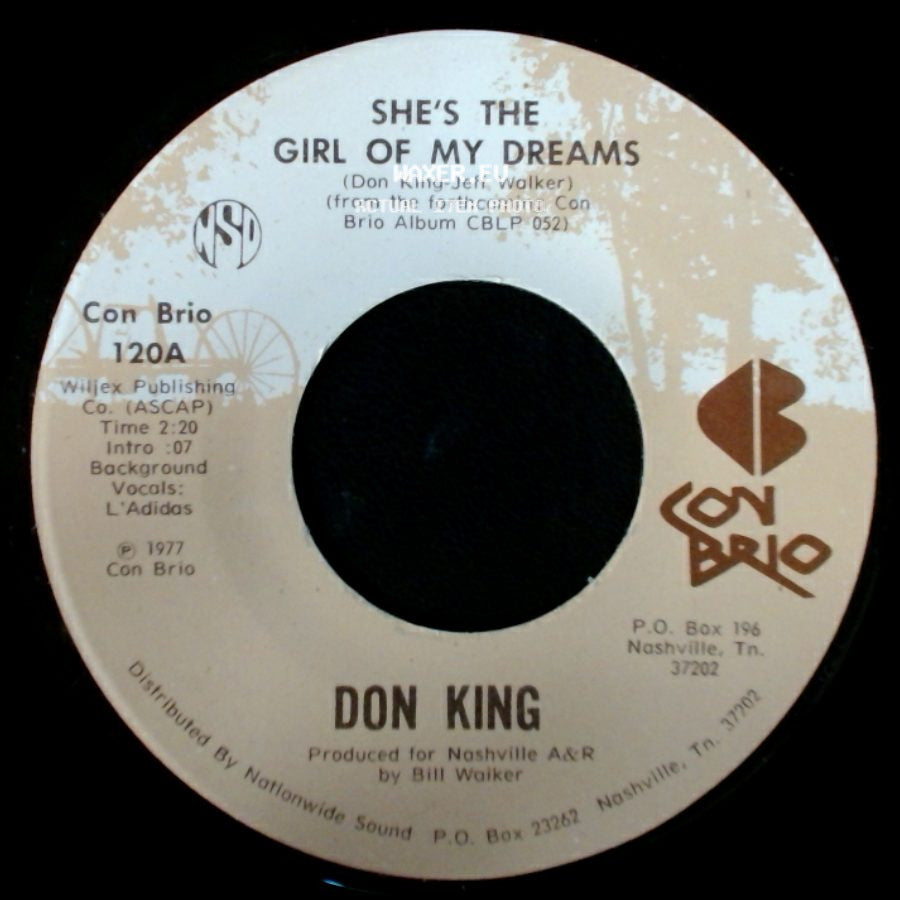 Don King - She's The Girl Of My Dreams / Dancing Across My Memory side A