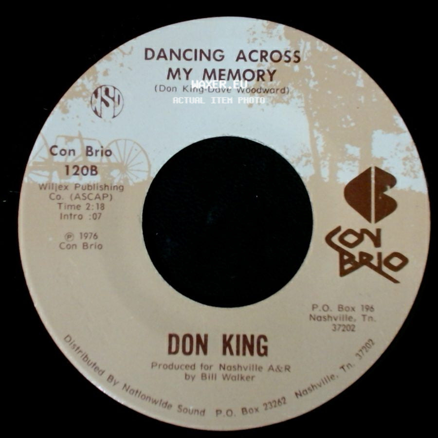 Don King - Dancing Across My Memory / She's The Girl Of My Dreams side A
