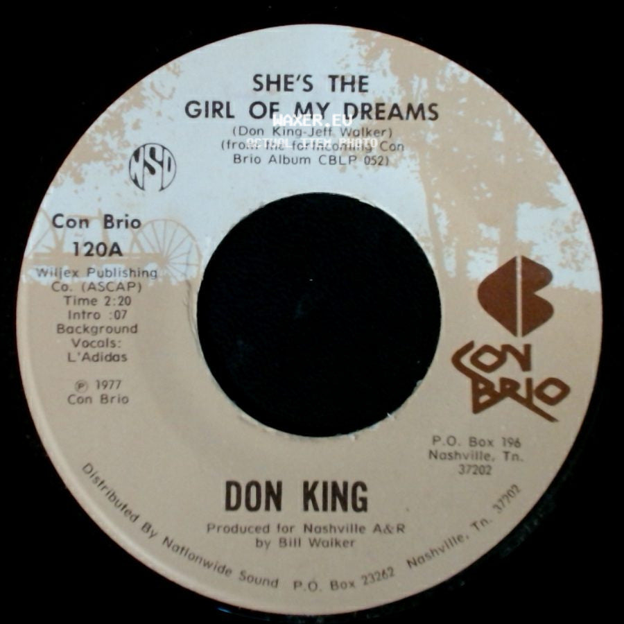 Don King - She's The Girl Of My Dreams / Dancing Across My Memory side A