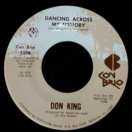 Don King - She's The Girl Of My Dreams / Dancing Across My Memory side B
