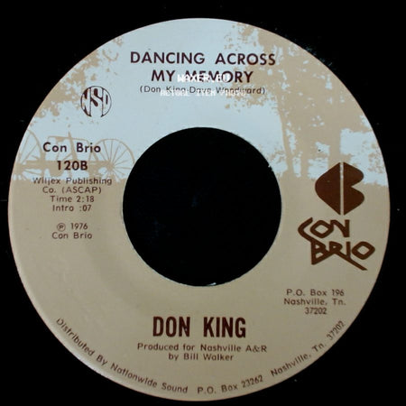 Don King - Dancing Across My Memory / She's The Girl Of My Dreams side A