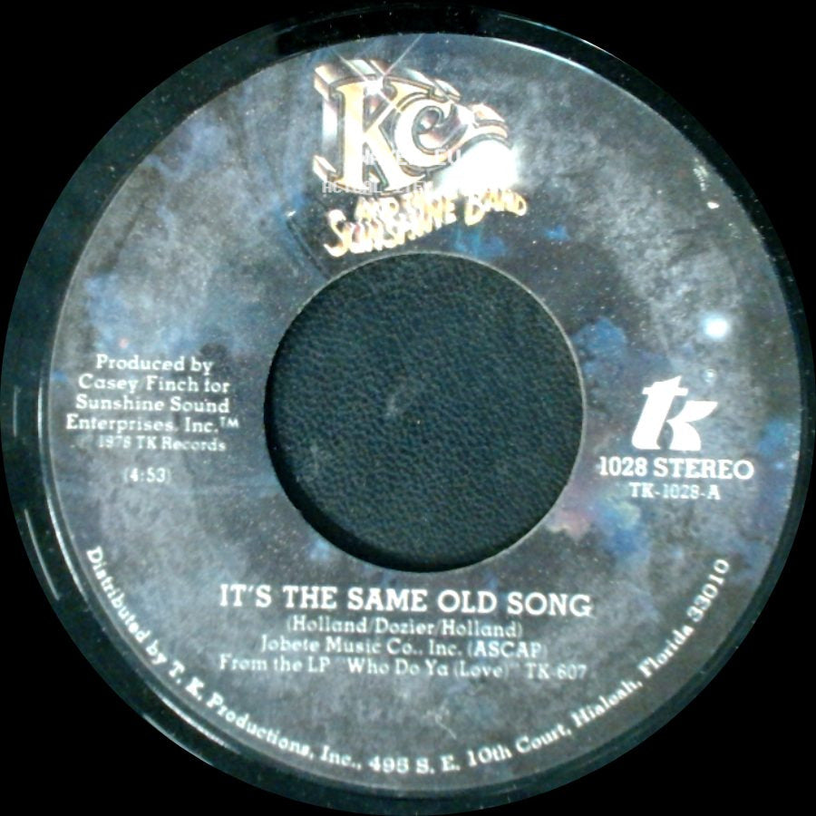 Kc And The Sunshine Band - It's The Same Old Song / Let's Go Party side A