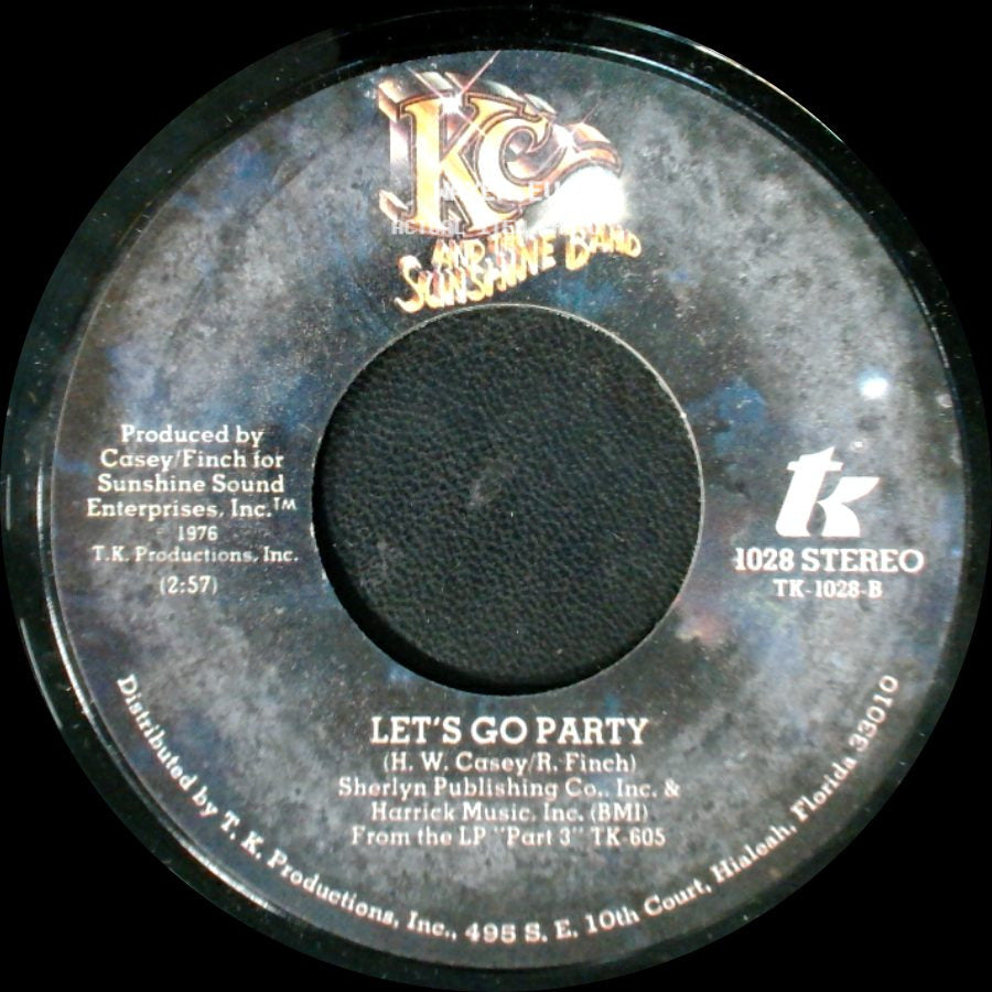 Kc And The Sunshine Band - It's The Same Old Song / Let's Go Party side B