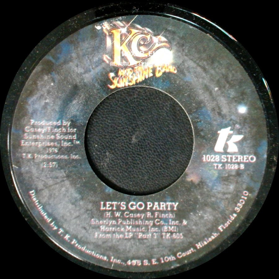 Kc And The Sunshine Band - It's The Same Old Song / Let's Go Party side B