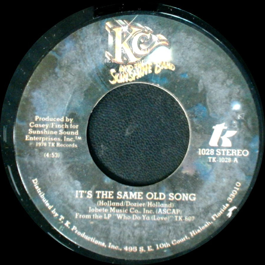 Kc And The Sunshine Band / Kc & The Sunshine Band - Let's Go Party / It's The Same Old Song side B