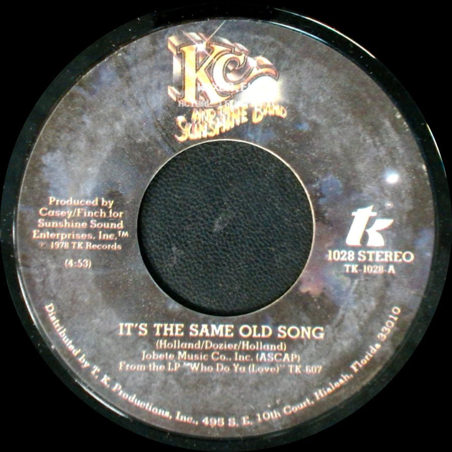 Kc And The Sunshine Band - It's The Same Old Song / Let's Go Party side A