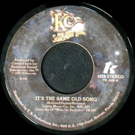 Kc And The Sunshine Band - It's The Same Old Song / Let's Go Party side A