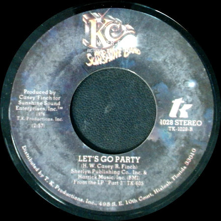 Kc And The Sunshine Band - It's The Same Old Song / Let's Go Party side B