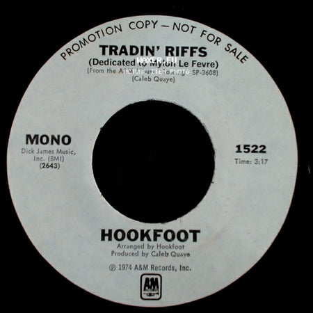 Hookfoot - Tradin' Riffs / Tradin' Riffs side A