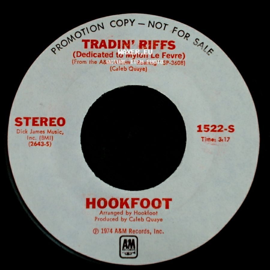 Hookfoot - Tradin' Riffs / Tradin' Riffs side B