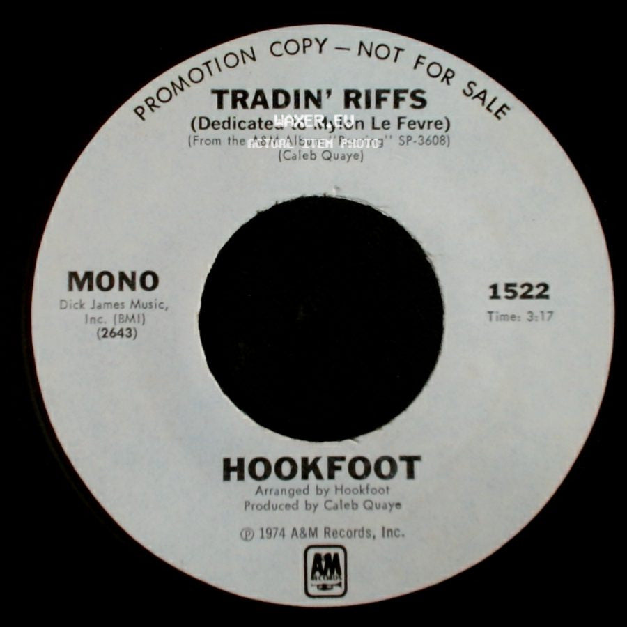 Hookfoot - Tradin' Riffs / Tradin' Riffs side A