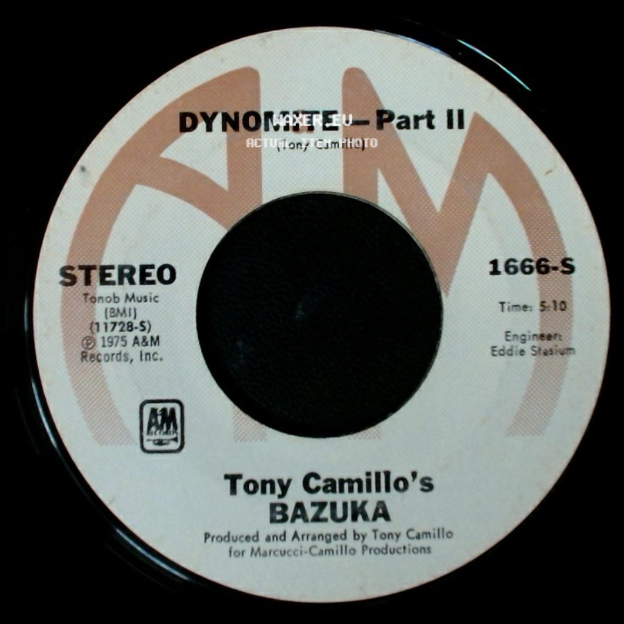 Tony Camillo's Bazuka - Dynomite - Part Ii / Dynomite - Part I side A