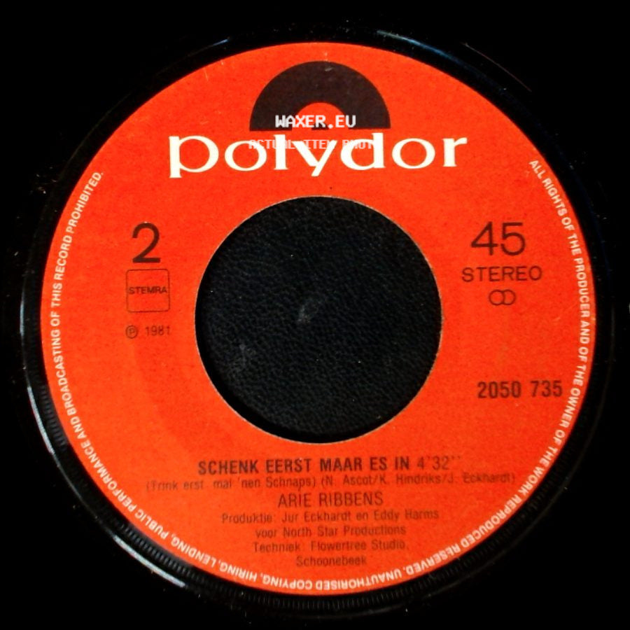 Arie Ribbens - Polonaise Hollandaise / Schenk Eerst Maar Es In side B