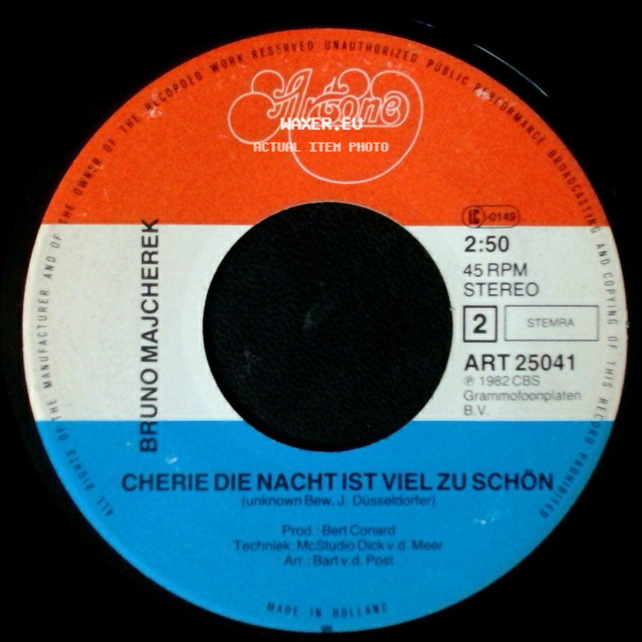 Bruno Majcherek - Oh, Donna Clara / Cherie Die Nacht Ist Viel Zu Schön side B