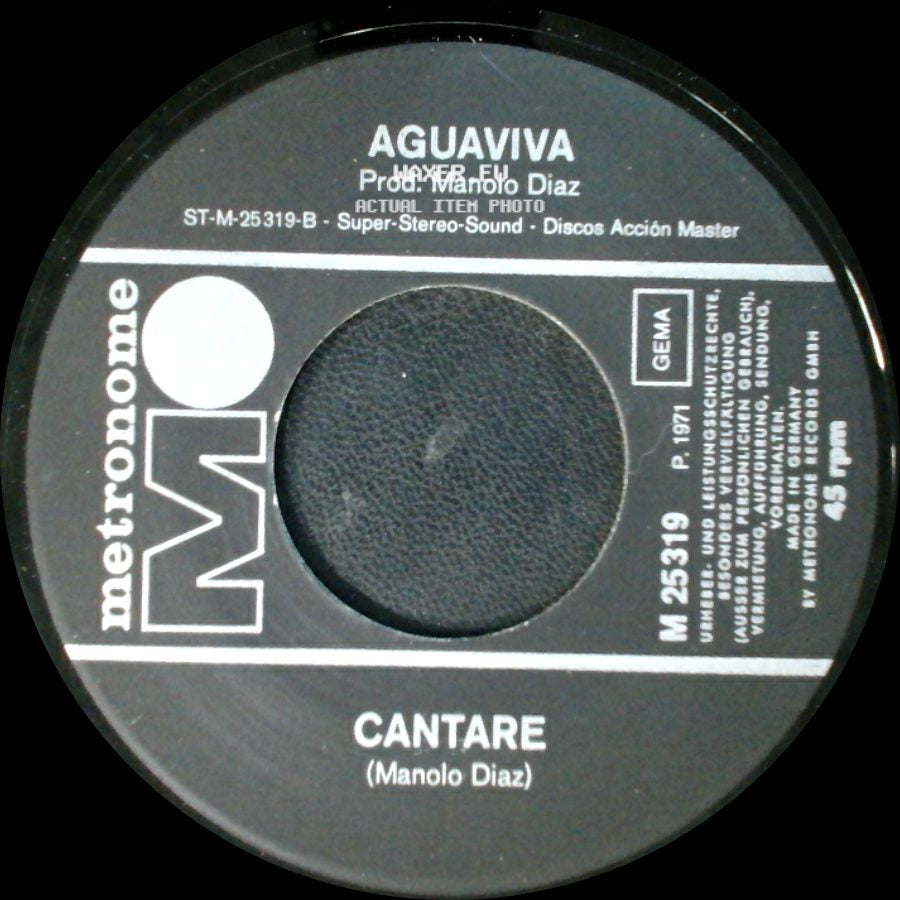 Aguaviva - Poetas Andaluces / Cantare side B